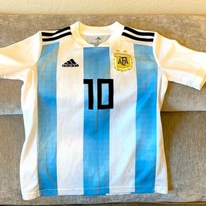 ADIDAS  AUTHENTIC MESSI /ARGENTINA short sleeve Jersey. Like new.
